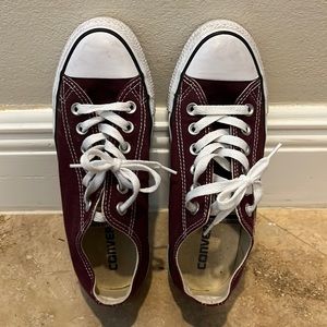 Maroon Converse